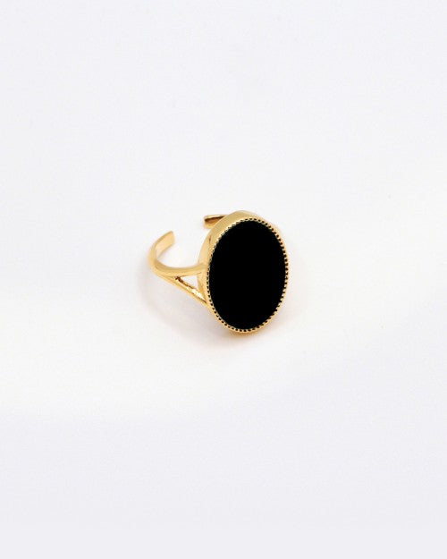 Bague Frida Onyx Nilai - Bijoux créateur Paris