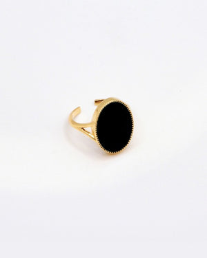 Bague Frida Onyx Nilai - Bijoux créateur Paris