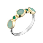 Bague Goia - Chrysoprase verte