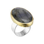 Bague Anjali - Labradorite (grande)