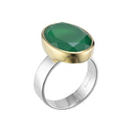 Bague Anjali - Onyx verte (petite)