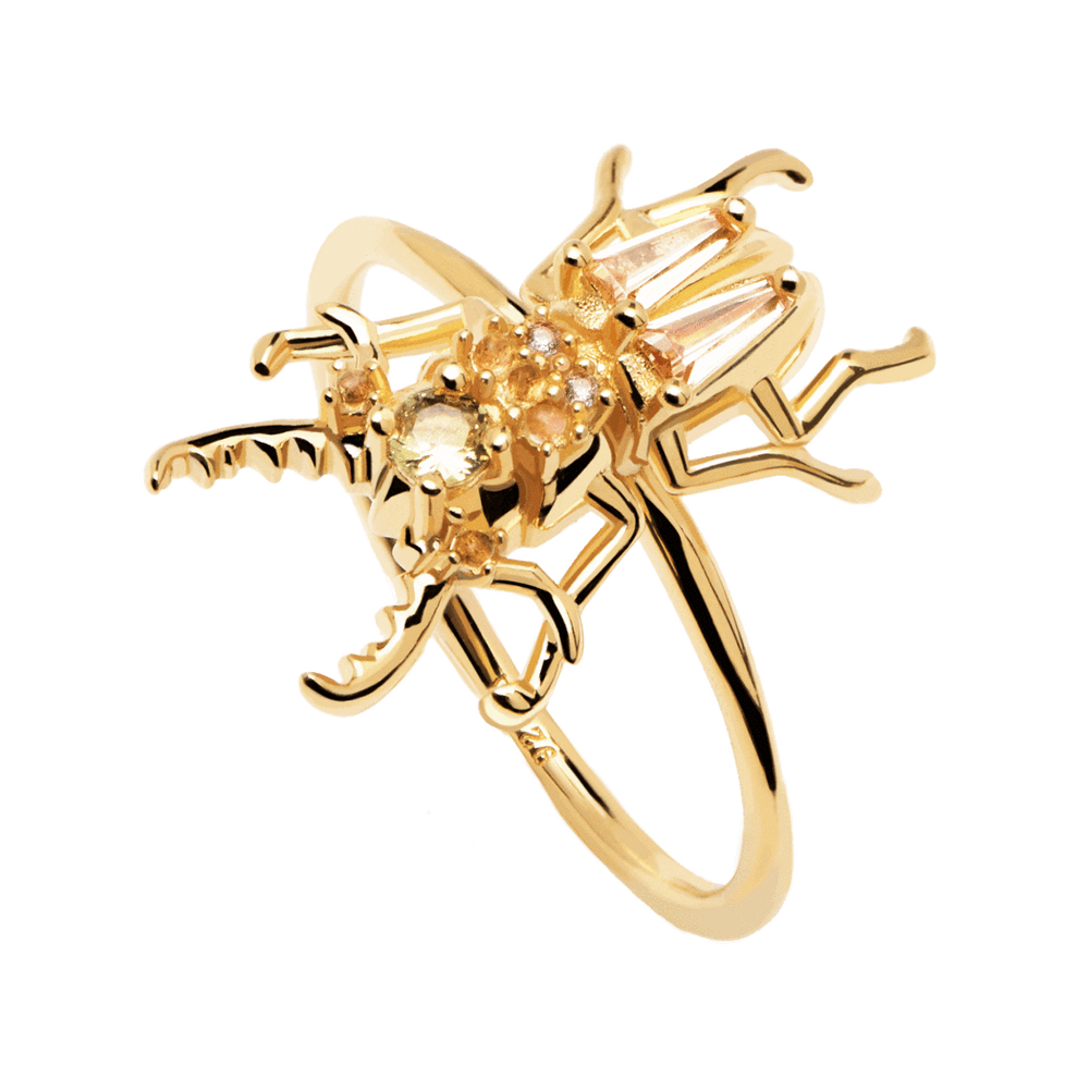 Bague Courage Beetle - Or