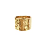 Bague Martelée plaqué or