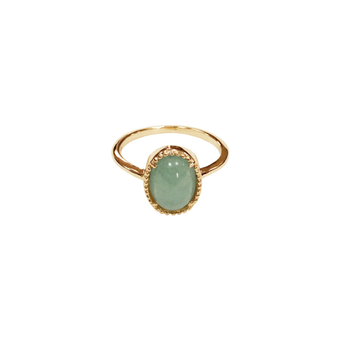 Bague Victoria - Aventurine - Bijoux créateur