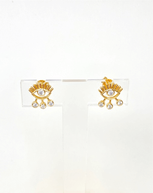 Boucles d'oreilles Giorgia - Zircon Blanc