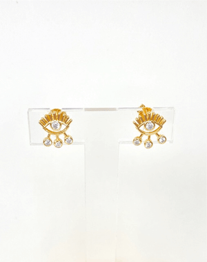 Boucles d'oreilles Giorgia - Zircon Blanc