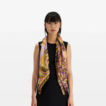 Foulard Carré Chatou  - Inoui Edition - soie et modal  