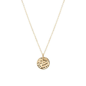 Collier Chiara - Mini Médaille Martelée