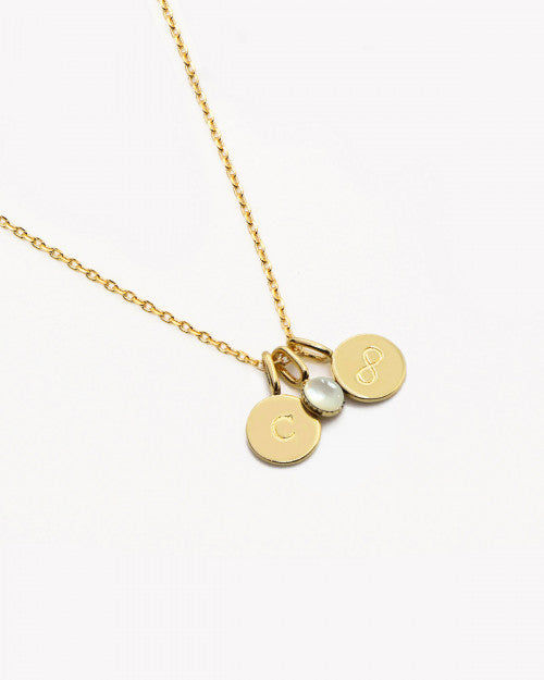 COLLIER INITIALES  (LONG) À COMPOSER