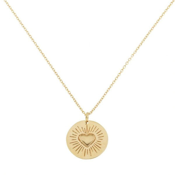 Collier Kardia - Médaillon Coeur Talisman