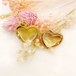 COLLIER MÉDAILLON PHOTO COEUR