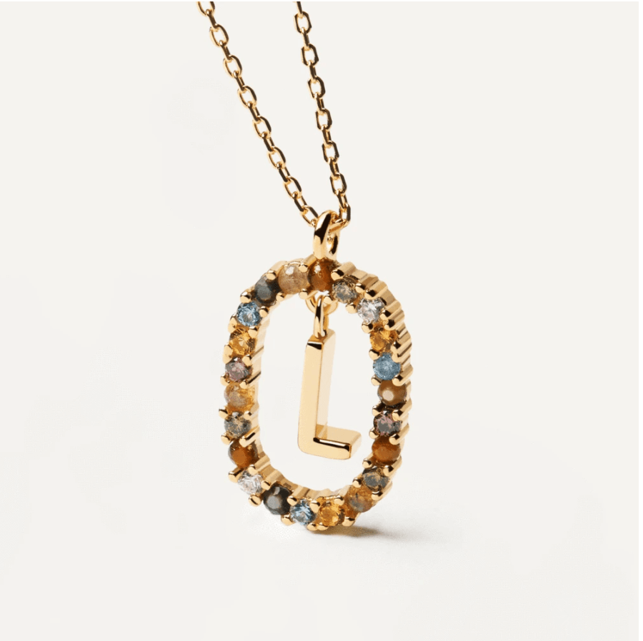 Collier original lettre Pd paola