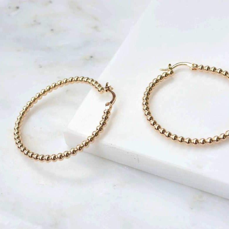 créoles billes felicity bobart bijoux créateur 