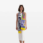 Etole Folk - Jaune - Inoui - Foulard et écharpe 100% coton