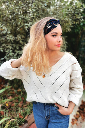 Headband Aurore - Laure Derrey - créatrice accessoire pour cheveux - Made in Paris