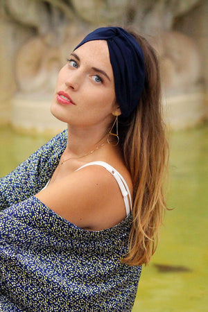 Headband Marine - Laure Derrey - créatrice accessoire pour cheveux - Made in Paris