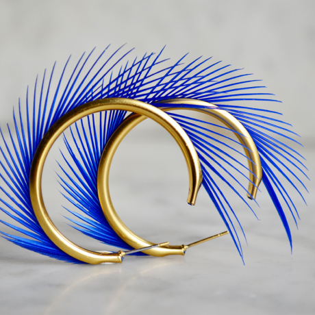 Boucles d'oreilles Iroquoise lady amherst