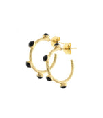 Boucles d'oreilles PAIGE - Onyx
