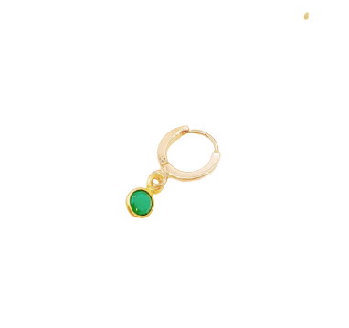 
            
                Charger l&amp;#39;image dans la galerie, mini creole onyx vert pierre pendante
            
        