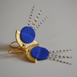 Boucles d'oreilles Naïades - Bleu