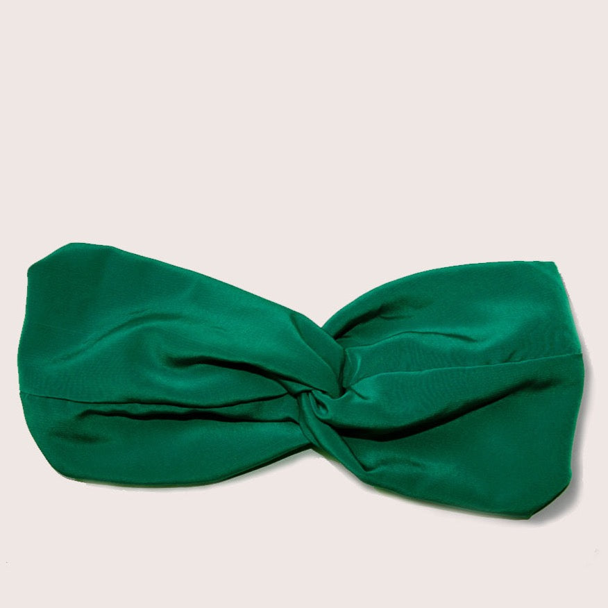 Headband vert - Laure Derrey - créatrice accessoire pour cheveux - Made in Paris