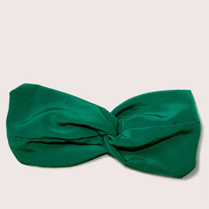 Headband vert - Laure Derrey - créatrice accessoire pour cheveux - Made in Paris