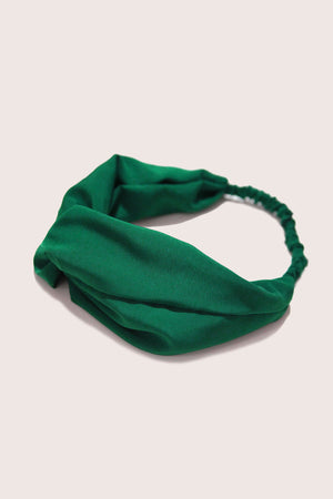 Headband vert - Laure Derrey - créatrice accessoire pour cheveux - Made in Paris