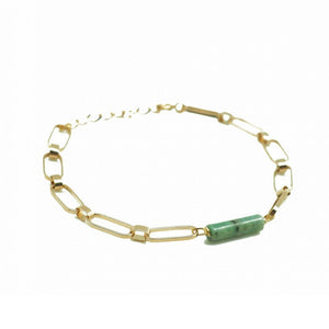 Bracelet chaîne et turquoises